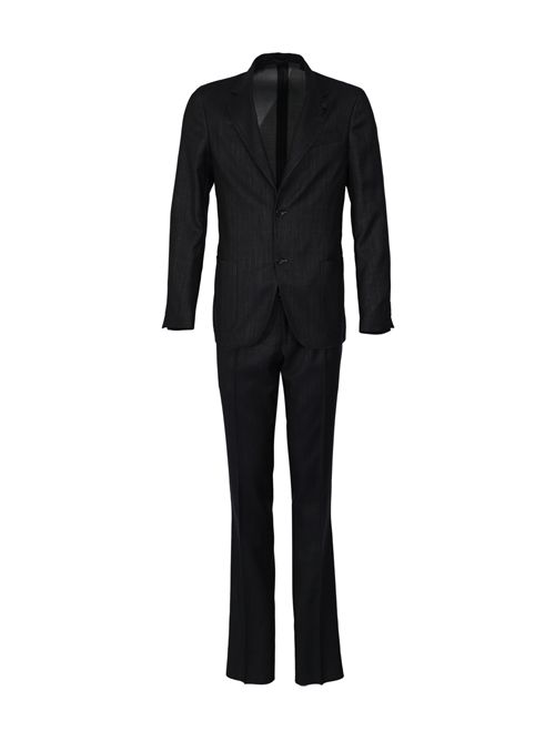 Abito monopetto Roma in denim di lana e cupro LARDINI | PA6301E PAIF66417850